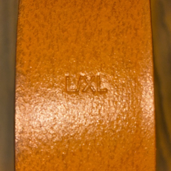 J. Crew Camel Leather Belt with Gold Buckle Sz L/XL - Picture 8 of 11